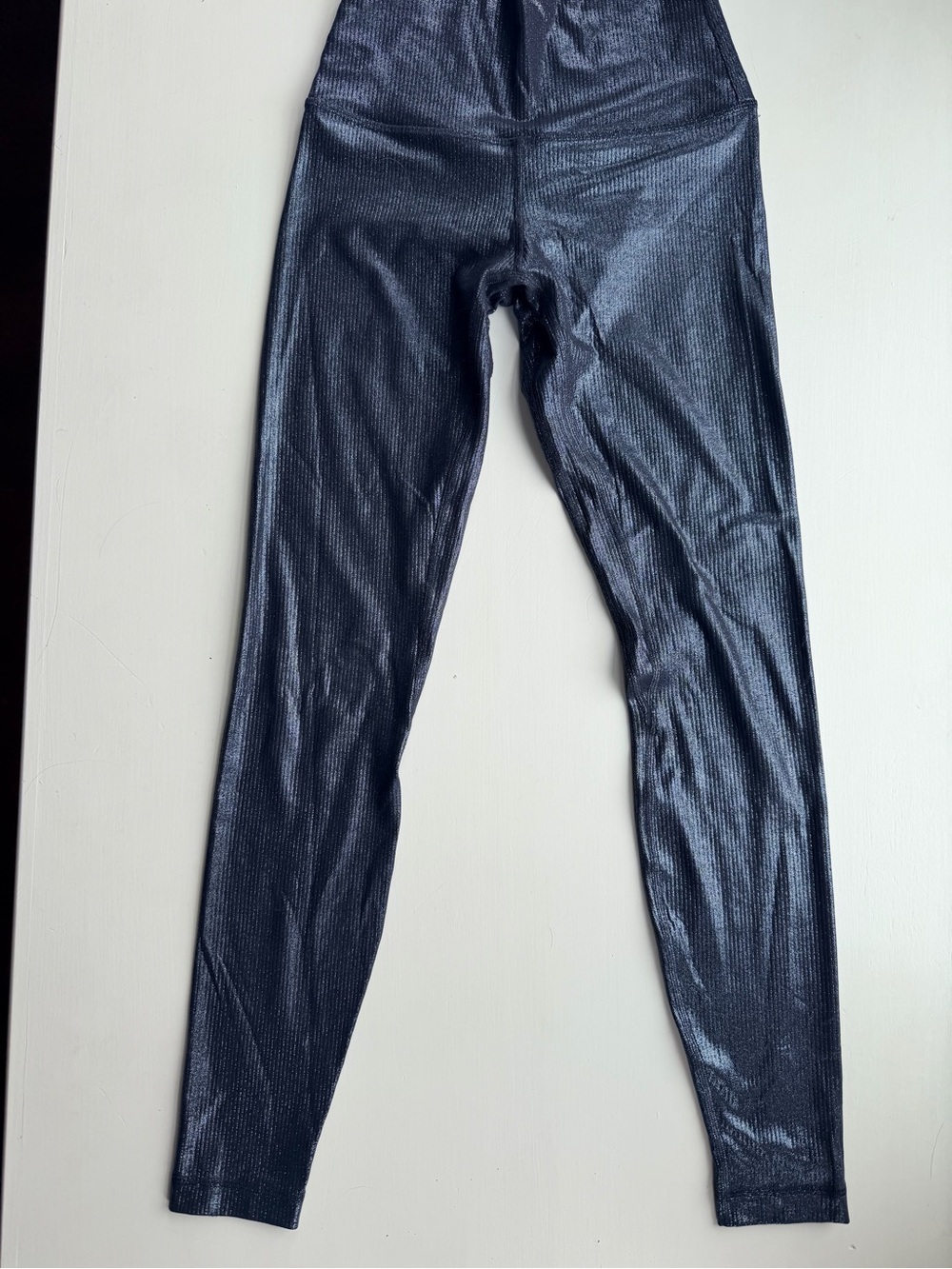 lululemon athletica Metallic Navy High-Waist Leggings